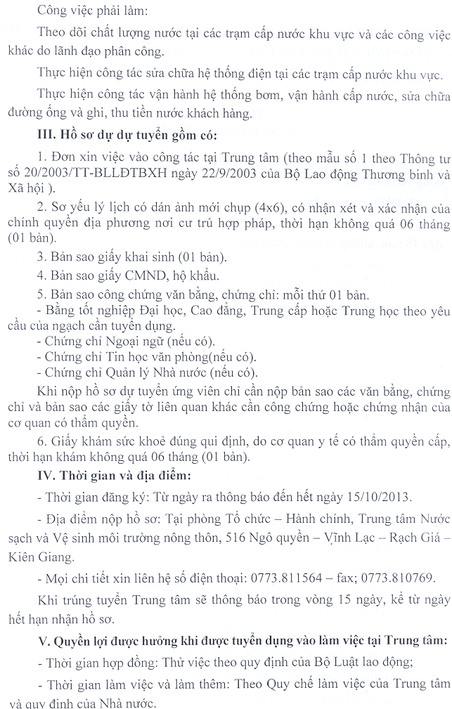 Tuyển nhân sự
